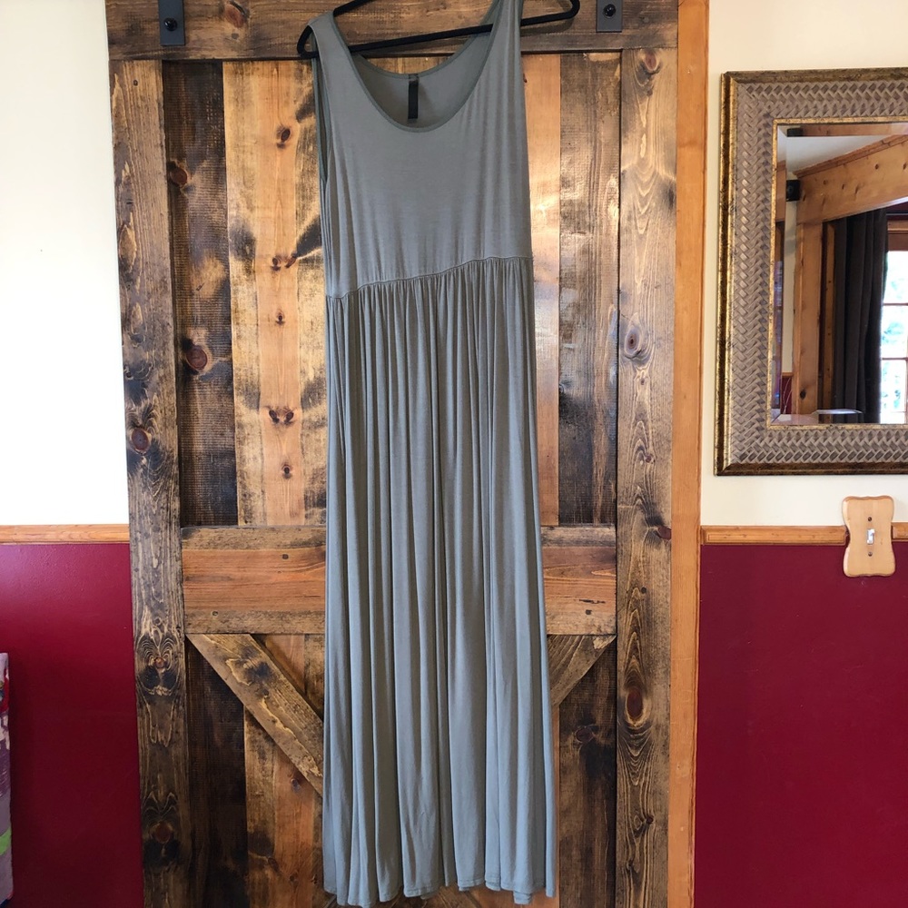 Olive Green Maternity Dress